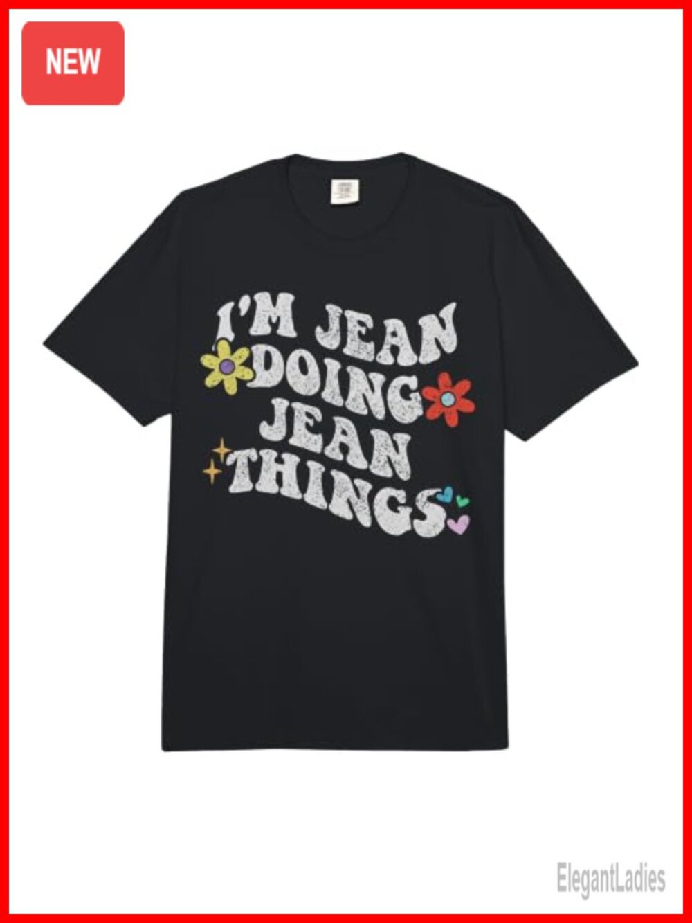 Comfort Colors Im JEAN Doing JEAN Things Funny Mothers Day T-Shirt